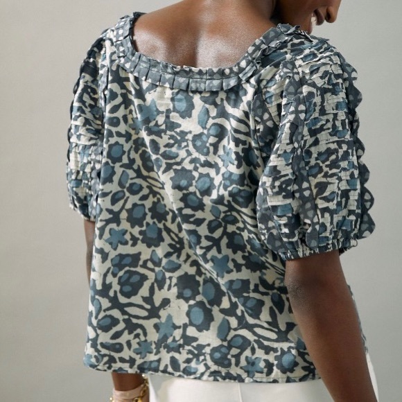 Anthropologie Jordan Ruffled Blouse - Picture 2 of 7